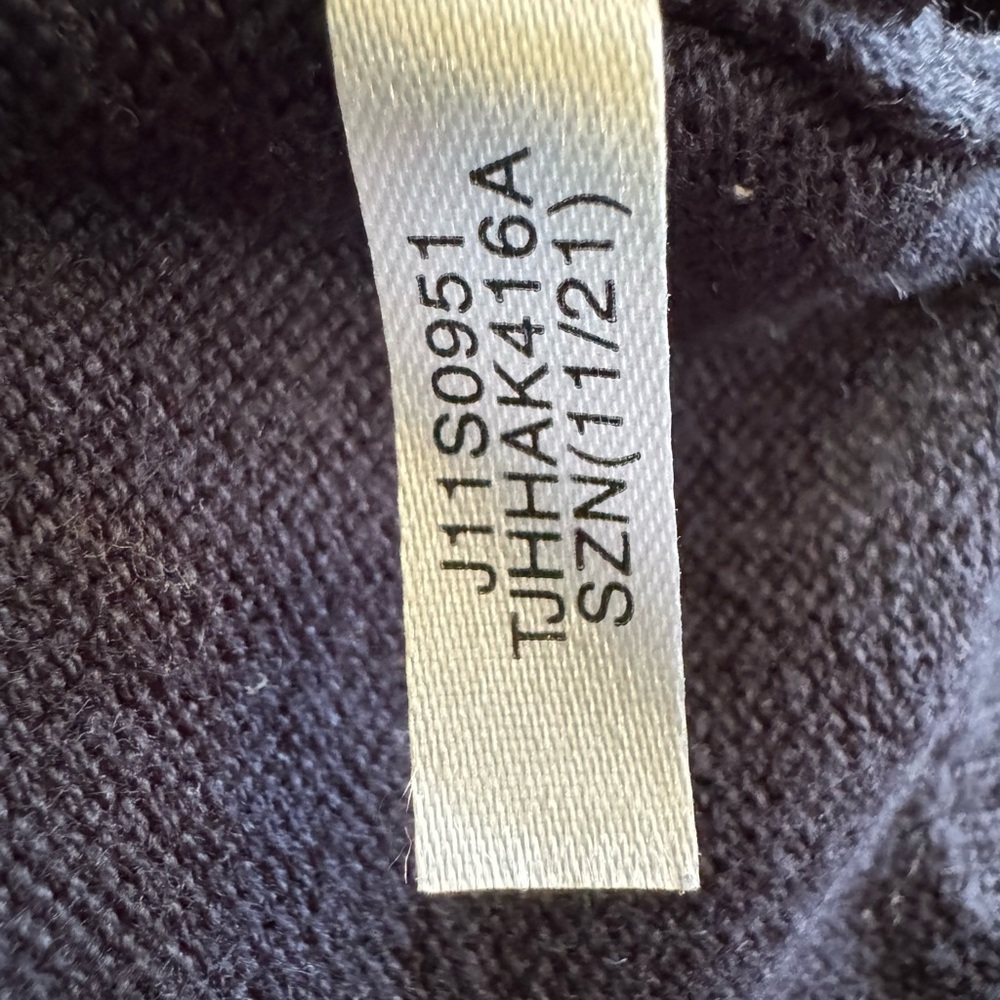 Tommy Hilfiger Women’s Cropped Black Color Block V-Neck Sweater Size Small - Picture 12 of 14
